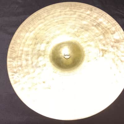 Unbranded Vintage Italian Hand Crash Cymbals 1343g/1467g image 5