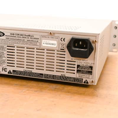 HHB CDR-882 DualBurn Professional Dual Drive CD Recorder CG01ZKF image 8
