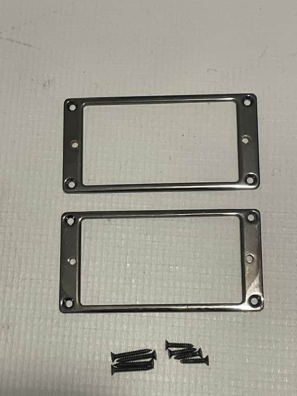 1990's Japan Ibanez 440s S & RG Series Guitar Cosmo Black Humbucker Pickup Mounting Ring Set image 1