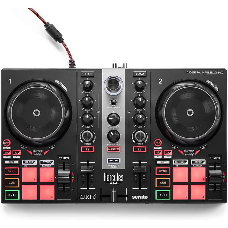 Hercules Inpulse 200 MK2 2-Channel DJ Controller image 1