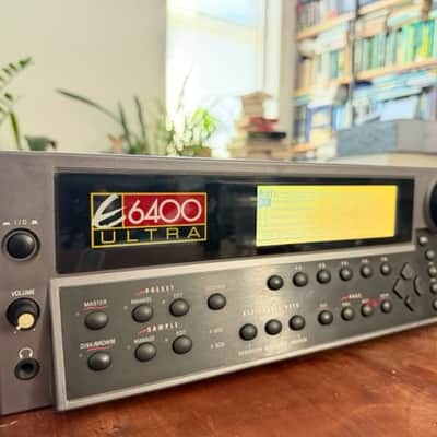 E-MU Systems E6400 Ultra w 128GB ZuluSCSI 2026 USB-C, Internal 128GB SSD, 128MB internal Memory, 64 Voice polyphony, 10GB Vintage Library