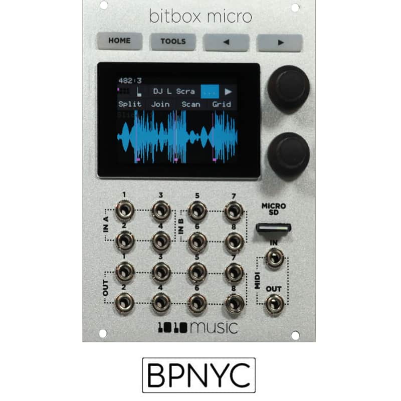 1010 Music Bitbox Micro SILVER (BPNYC) image 1