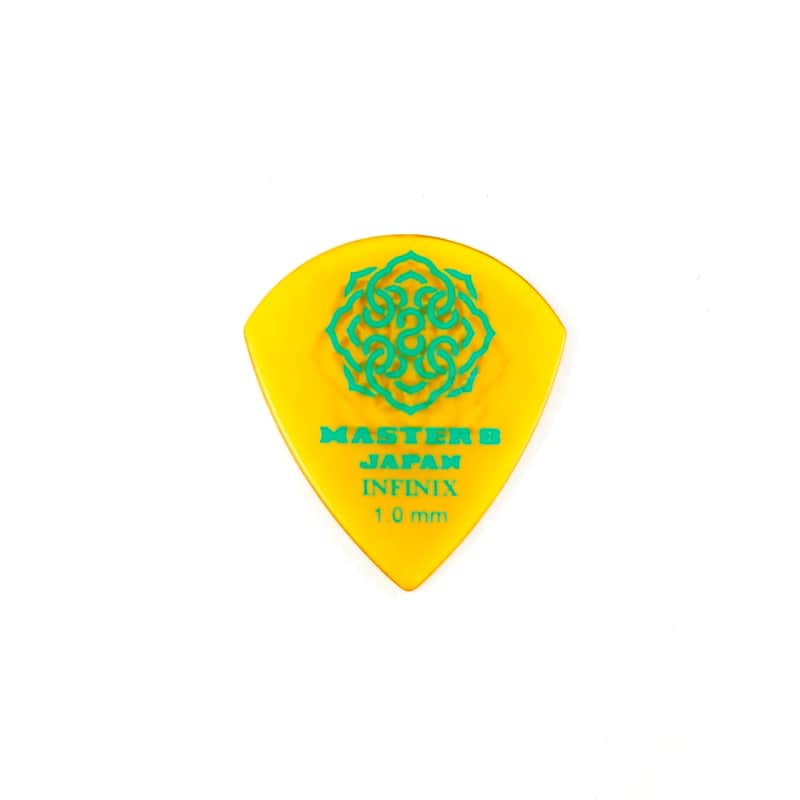 Master 8 INFINIX Hard Polish Grip Guitar Picks 1.0mm Jazz Medium 6-Pack image 1