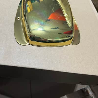 New Jazz Bass Guitar Gold Bridge Plate Cover J Bass image 3