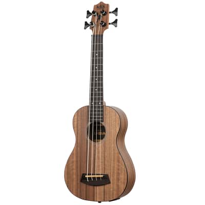 Kala Pacific Walnut Acoustic-Electric Fretted U•BASS Ukulele & Gig Bag image 3