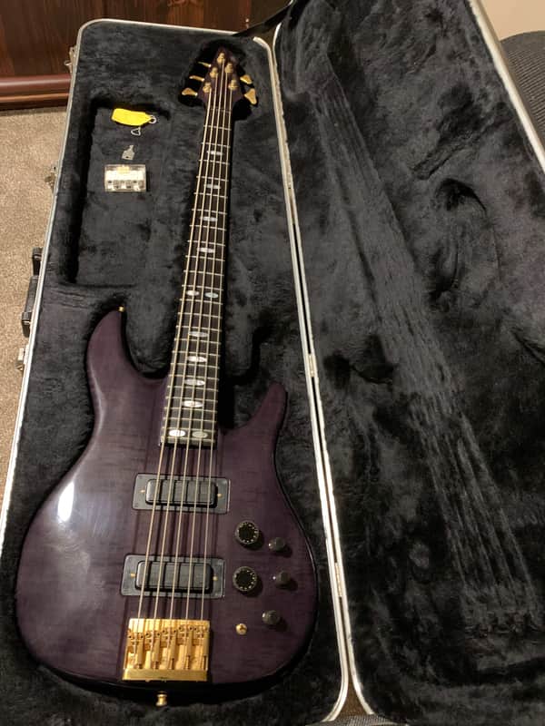 Peavey TL-Five String Bass 1990's Black image 1