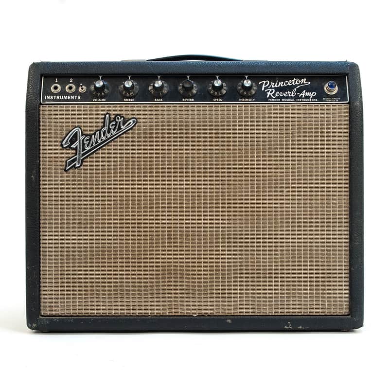 Fender Princeton Reverb Blackface owned by Nils Lofgren image 1