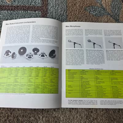 Vintage 1972 Altec Musicial Sound Equipment Catalog! Rare, Original Case Candy, Paperwork! image 3