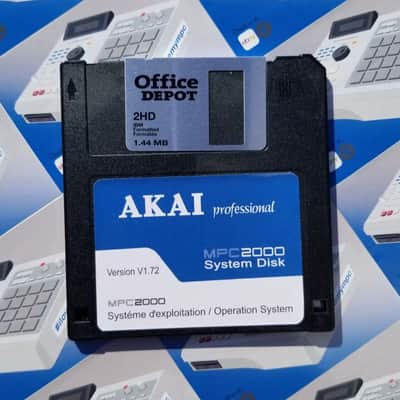 Akai MPC 2000 OS Ver. 1.72 Floppy Disk Boot Disk Operating System
