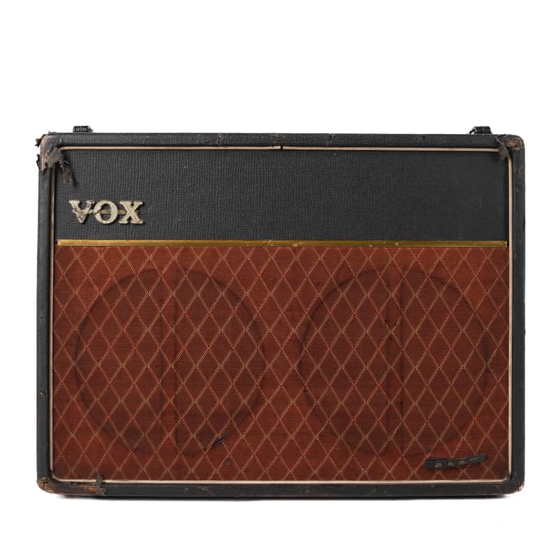 1962 Vox AC30 2×12″ Bass Emblem Badge w/ Top Boost Guitar Comb…