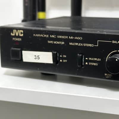 JVC Karaoke Mic Mixer MI-A60 1990s - Black image 1