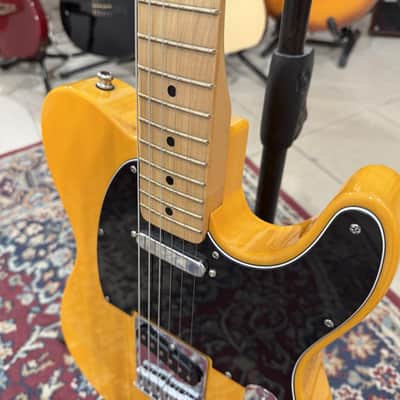Fender Standard Telecaster, Maple Fingerboard, Black Pickguard, Butterscotch Blonde image 5