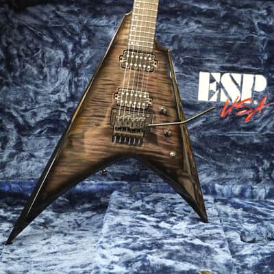 ESP USA V-IIFR | #1 of 10 Made Total | 2026 NAMM Display | See Thru Black Sunburst w/ Case image 5