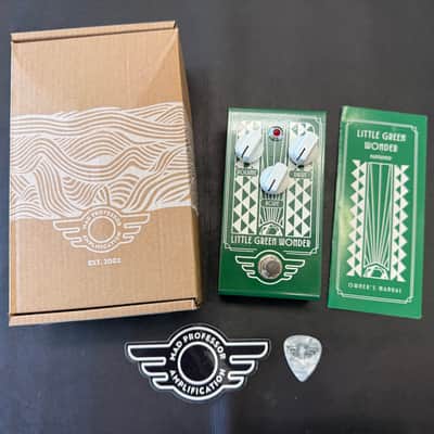 Mad Professor Little Green Wonder Handwired Overdrive Boost Pedal - Made in Finland- Brand new! image 7