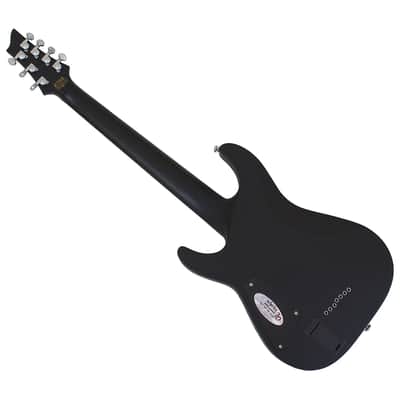 Schecter Damien Platinum-7 guitar in Satin Black B-Stock 0334 image 5