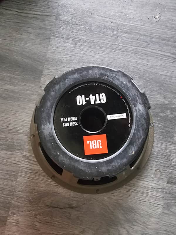 Jbl gt4 10 inch long throw car subwoofer. image 1