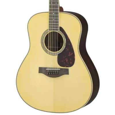 Yamaha L Series Rosewood 12-String Folk Acoustic Guitar With Passive Pickup With Hard Bag image 1