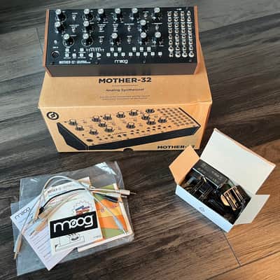 Moog Mother-32 Tabletop / Eurorack Semi-Modular Synthesizer 2015 - Present - Black image 1