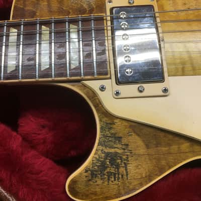 Gibson Les Paul traditional left handed 2019 Lemon burst relic image 9
