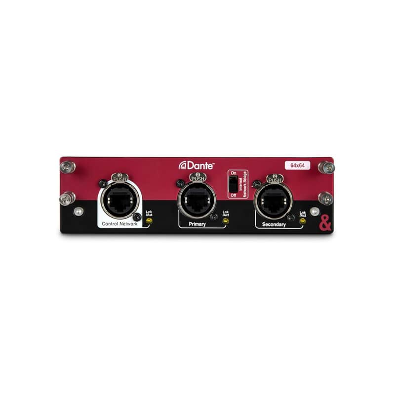 ALLEN & HEATH M-DL-DANTE64-A 64 Channel dLive / Avantis Console Network Interface Card image 1