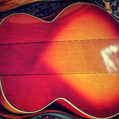 1970 Morales Zen-On Japan M350 Western Folk Acoustic Guitar MIJ Gibson J200 Copy image 13