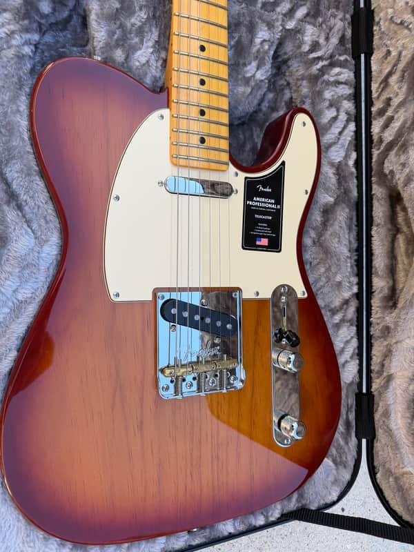 Fender American Professional II Telecaster with Maple Fretboard 2023 - Sienna Sunburst