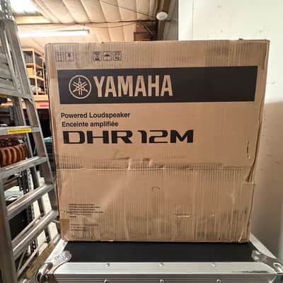 Yamaha DHR12M 1000-Watt Coaxial 12" Active Floor Monitor Loudspeaker 2021 - Present - Black image 5