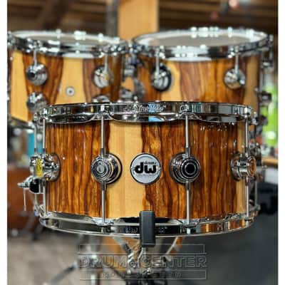 DW Collectors Standard Maple 6pc Drum Set Exotic Chechen w/Chrome Hw image 5