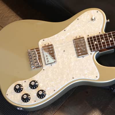 2018 Fender Limited Edition Telecaster Pro Deluxe w/ Solid Rosewood Neck Electric Guitar Champagne + GB image 2