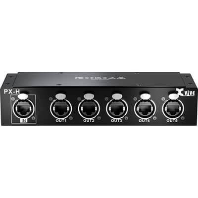 Xvive PX-H Hub Breakout Box for Five PX-A Personal Monitor Mixers image 1