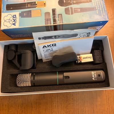 AKG C1000S Small Diaphragm Multipattern Condenser Microphone Pair ($150)or Single ($80 each) image 3