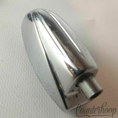 *Gretsch Bass Drum Lug Vintage 50s 3ply Chrome RB Round Badge Broadkaster USA VG image 2