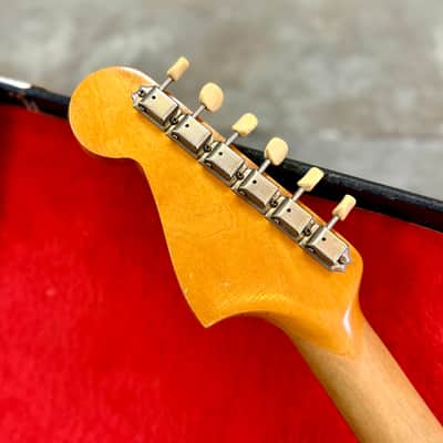 Fender MusicMaster II 1965 - Dakota Red pre CBS L serial original vintage USA image 7