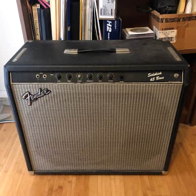 Fender Sidekick 65 80s Black with silver grill image 2