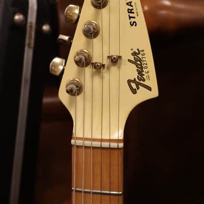 Fender 1980 The Strat Olympic White Gold Hardware OHSC image 4