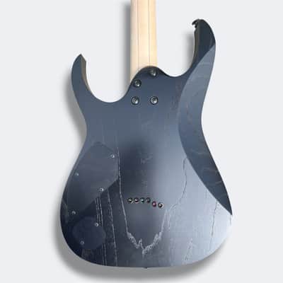 Ibanez Prestige RGR652AHBF Weathered Black Electric Guitar + Hard Case image 9
