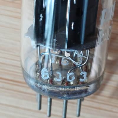 Perfect 1973 NOS NIB MULLARD Blackburn ecc83 12AX7 matched pair CLOSE CODE  UK EXTRA STRONG  Philips label, I63 model, best preamp tube, Orange Hiwatt Marshall image 12