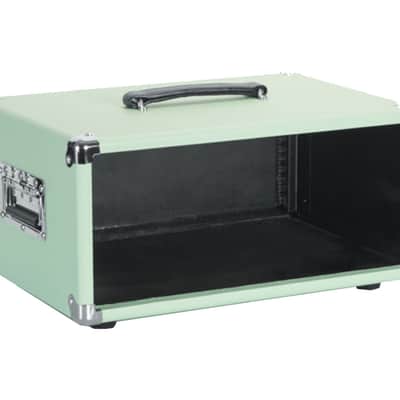 Gator Cases GR-RETRORACK-4SG Vintage Amp Vibe Rack Case – 4U Seafoam Green image 6