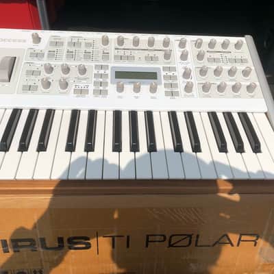 Access Virus TI2 Polar 37-Key Digital Synthesizer 2010s - Aged Polar White