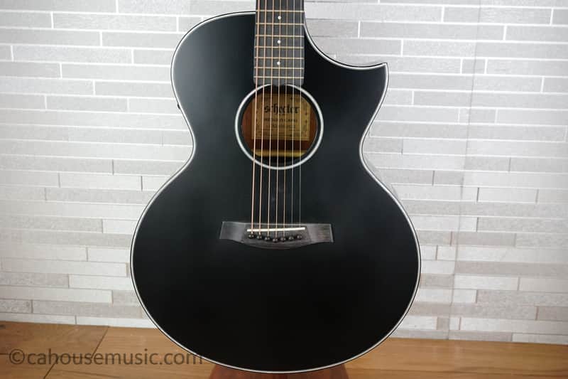 Schecter Regulo Caro-7 Acoustic - Satin Black image 1