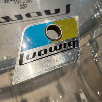 Ludwig Vistalite 22/13/16 Clear 1976 image 9