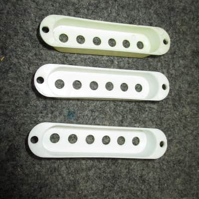 Three 1960s-early ‘70s Fender Stratocaster pickup covers image 2