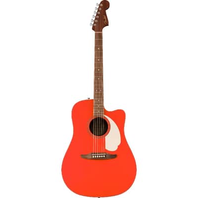 FENDER - California Standard Redondo CE Spruce Top Ivory Pickguard Fiesta Red - 0974221540 image 2