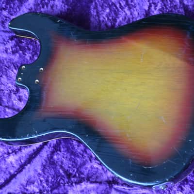 VOX Bulldog vintage electric guitar body * Rare, made in Italy ca. 1966! * Perfect for your VOX project *WORLDWIDE SHIPPING image 6