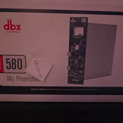 dbx 580 500 Series Mic Preamp 2010s - Black image 2