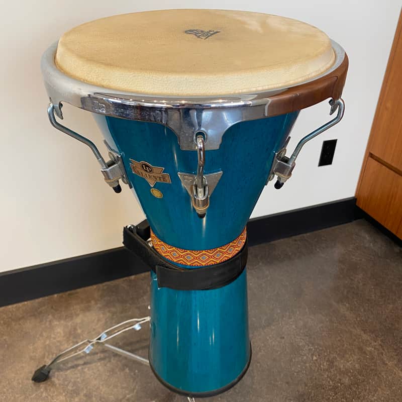 LP Caliente Djembe with Meinl stand image 1