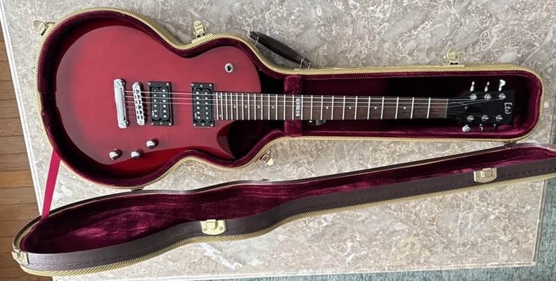 ESP LTD EC-50 Electric Guitar-Red-Open Box Demo W Blemishes/New Tweed King Case image 1