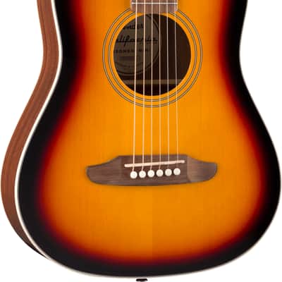 Fender California Standard Redondo Mini with Bag, Spruce Top, 3-Color Sunburst image 3