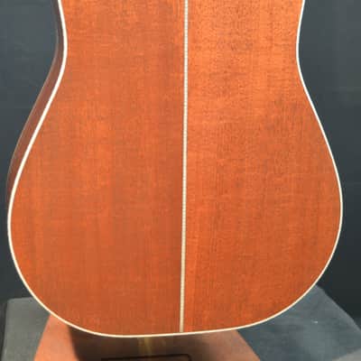 Brand New Huss and Dalton DM Custom Dreadnought Acoustic Guitar - Spruce/Mahogany, Natural image 10