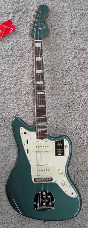 Fender American Vintage II 1966 Jazzmaster, Rosewood Board, Sherwood Green Met.